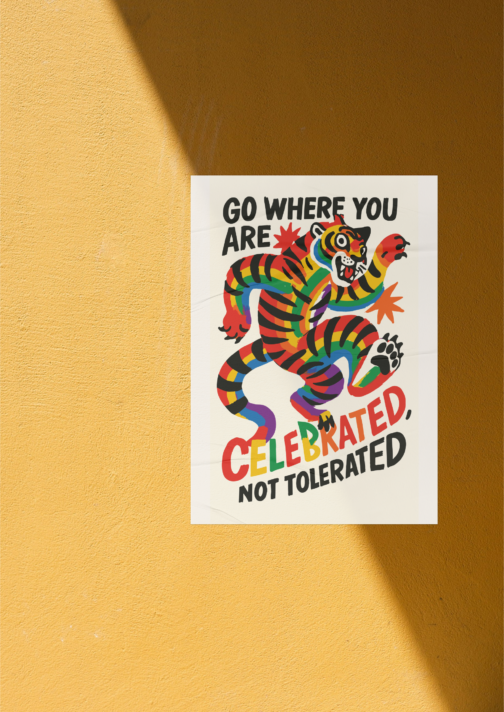 Celebrated, not tolerated